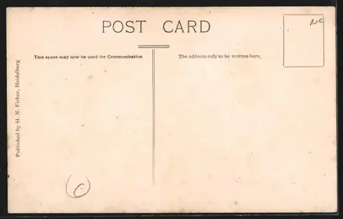 AK Heidelberg, Market Square, Telegraph Office