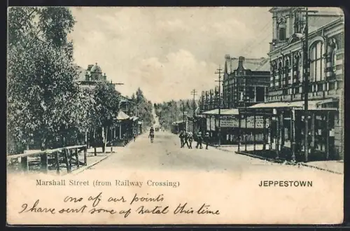 AK Jeppestown, Marshall Street from Railway Crossing