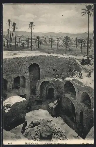 AK Matmata, Maison souterraine