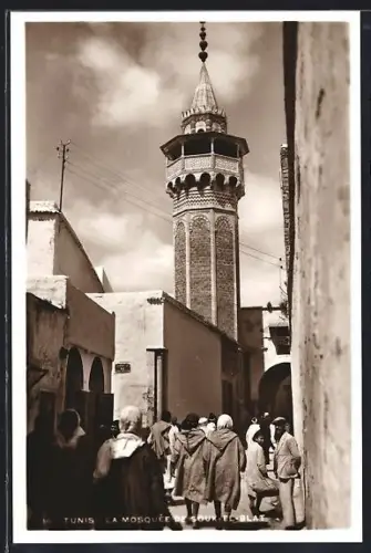 AK Tunis, La Mosquée de Souk-El-Blat