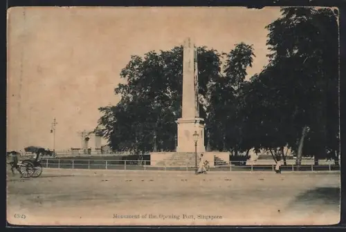 AK Singapore, Monument of the Opening Port