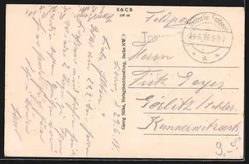 AK Libau, Zollamt mit Dampfer