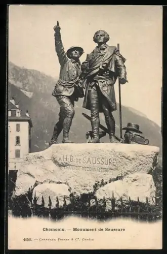 AK Chamonix, Monument de Saussure