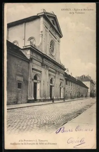 AK Annecy, Église et Monastère de la Visitation