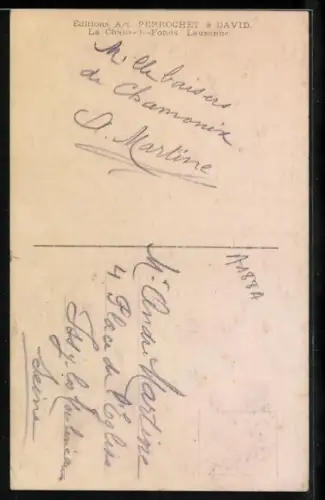 AK Chamonix, Place de l`Église et le Brévent