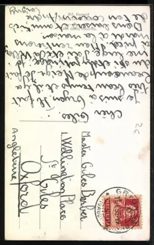 AK Gryon, L`Église sous la neige avec vue sur les montagnes alpines enneigées