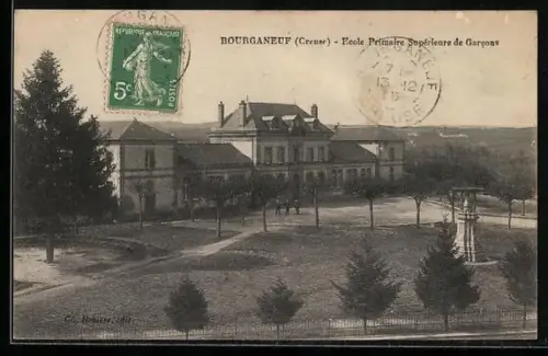 AK Bourganeuf /Creuse, École Primaire Supérieure de Garcons