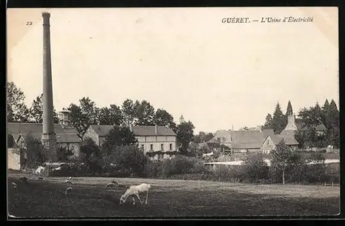 AK Guéret, L`Usine d`Électricité et paysage rural