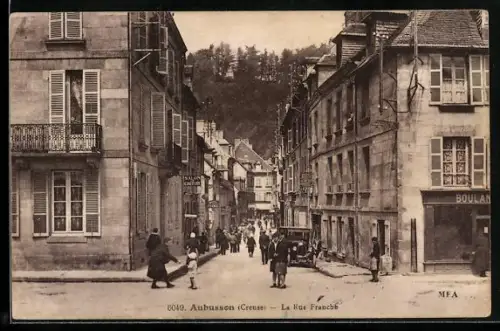 AK Aubusson /Creuse, La Rue Francoise