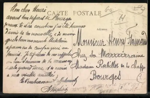 AK Aubusson /Creuse, La Rue Francoise