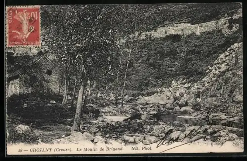 AK Crozant /Creuse, Le Moulin de Brigand