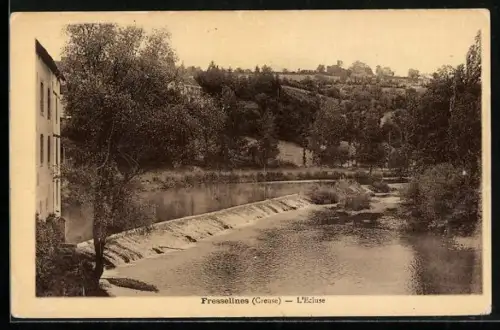 AK Fresselines /Creuse, L`Écluse