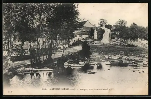 AK Maisonnisse /Creuse, Lavergne, vue prise du Moulin