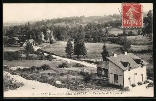AK Sainte-Feyre, Sanatorium de Sainte-Feyre, Vue prise de la Cure d`Air