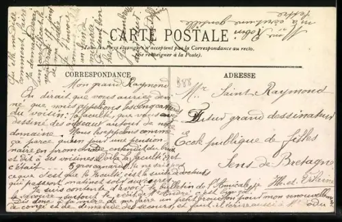 AK Sainte-Feyre, Sanatorium de Sainte-Feyre, Vue prise de la Cure d`Air