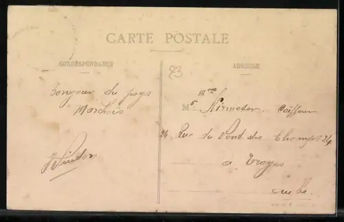 AK Champagnat /Creuse, Vue générale