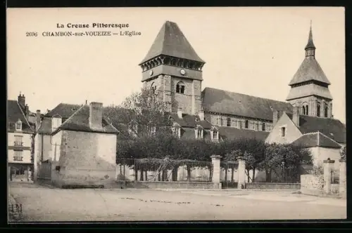 AK Chambon-sur-Voueize /Creuse, L`Église