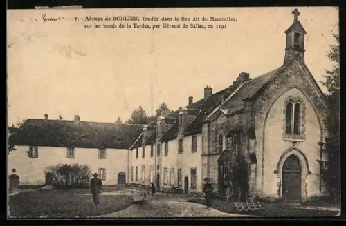 AK Bonlieu, Abbaye fondée à Mazerolles sur les bords de la Tardes par Géraud de Salles en 1191