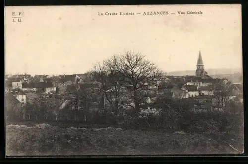 AK Auzances /Creuse, Vue Générale
