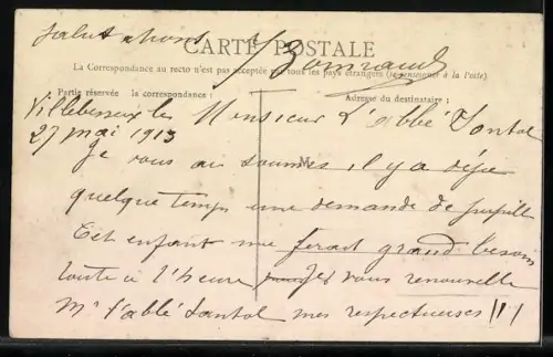 AK Auzances /Creuse, Vue Générale