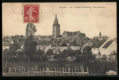 AK La Souterraine /Creuse, Vue générale