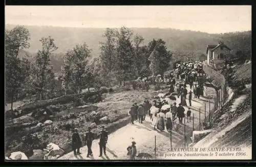 AK Sainte-Feyre, Sanatorium de Sainte-Feyre, a la porte 1906