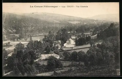 AK Croze /Creuse, Vue Générale
