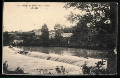 AK Glénic, Barrage et Moulin sur la Creuse