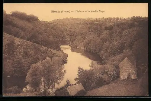 AK Glénic /Creuse, L`Écluse et le Moulin Noyé