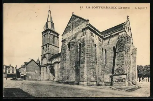 AK La Souterraine /Creuse, L`Église