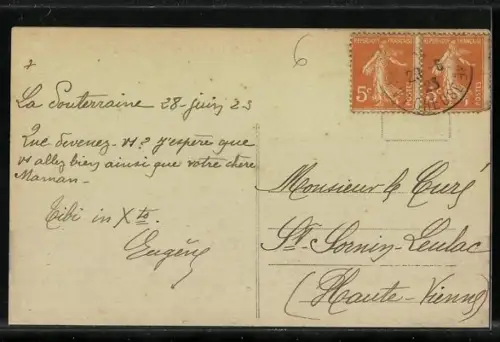 AK La Souterraine /Creuse, L`Église