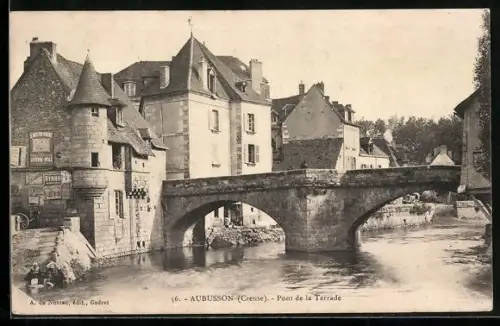 AK Aubusson /Creuse, Pont de la Terrade