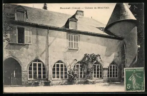AK Bonnat /Creuse, Château de Beauvais