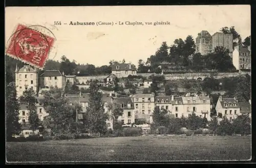 AK Aubusson /Creuse, Le Chapitre, vue générale
