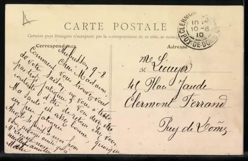 AK Aubusson /Creuse, Le Chapitre, vue générale