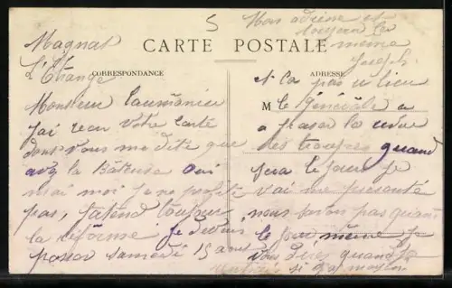 AK Busseau-d`Ahun /Creuse, La Vallée, vue prise du Pont