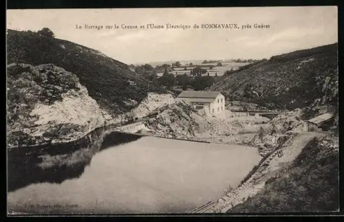 AK Bonnavaux, Le Barrage sur la Creuse et l`Usine Électrique