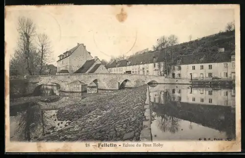 AK Felletin, Écluse du Pont Roby