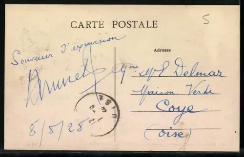 AK Le Moutier-d`Ahun, L`Église, monument historique du XIIe siècle