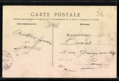 AK Aubusson, Les bords de la Creuse, près La Croix-Blanche