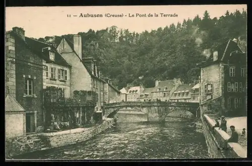 AK Aubuson /Creuse, Le Pont de la Terrade