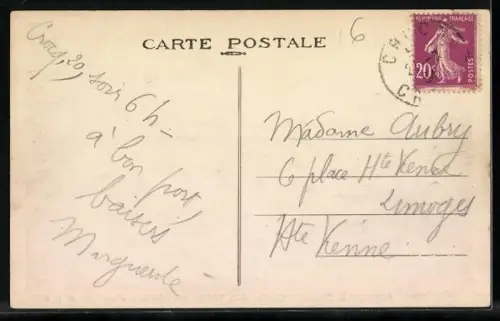 AK Aubusson /Creuse, Quartier de la Terrade vue prise du quai des Îles