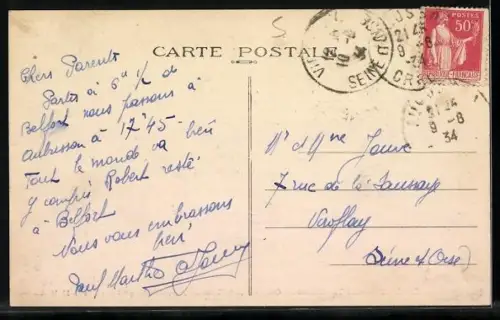 AK Aubusson /Creuse, Quartier de la Terrade vue prise du quai des Îles