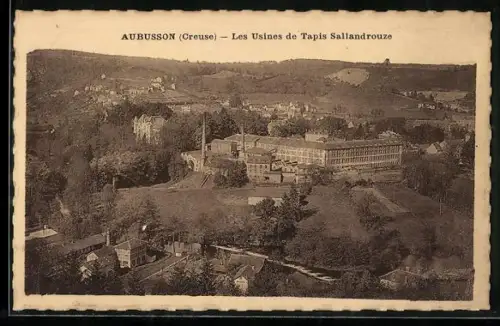 AK Aubusson /Creuse, Les Usines de Tapis Sallandrouze