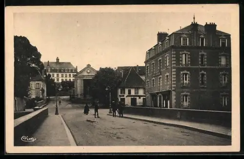 AK Aubusson /Creuse, Place du Palais et Collège