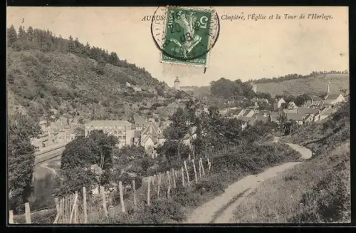 AK Aubusson, L`Église et la Tour de l`Horloge