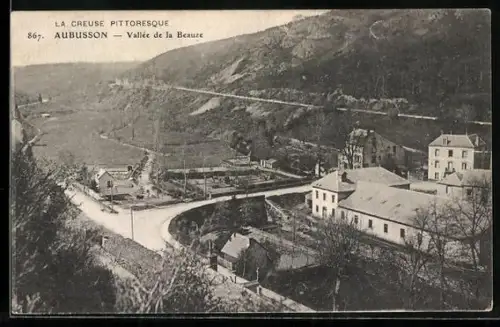 AK Aubusson /Creuse, Vallée de la Beauze dans la Creuse pittoresque