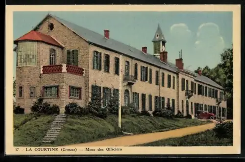 AK La Courtine /Creuse, Mess des Officiers