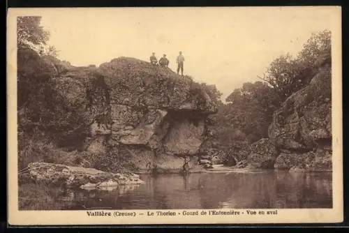 AK Vallière /Creuse, Le Thourion, Gourd de l`Etournière, Vue en aval