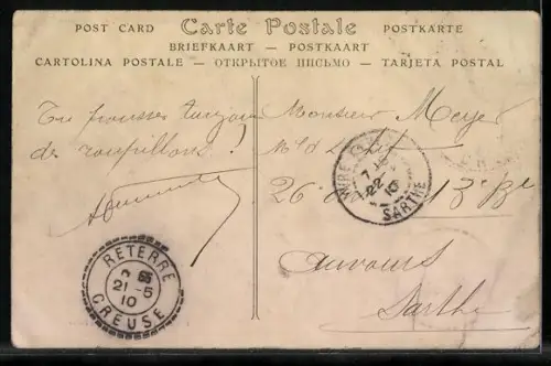 AK Tardes /Creuse, Viaduc de la Tardes et paysage environnant